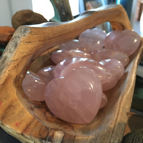 Rose Quartz Heart